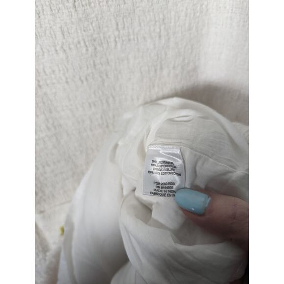 Frances Valentine Twiggy Beaded Parrot Fringe Dress White Bouclé Shift NWT Large - Picture 12 of 13